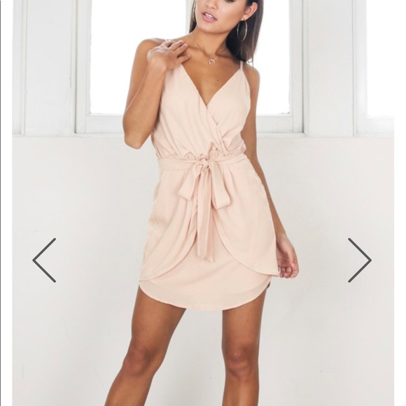 Showpo. Dresses & Skirts - ❌SOLD❌ Beige Dress